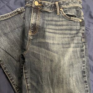 Simply Vera Vera Wang Dark Blue Straight Jeans Size 18